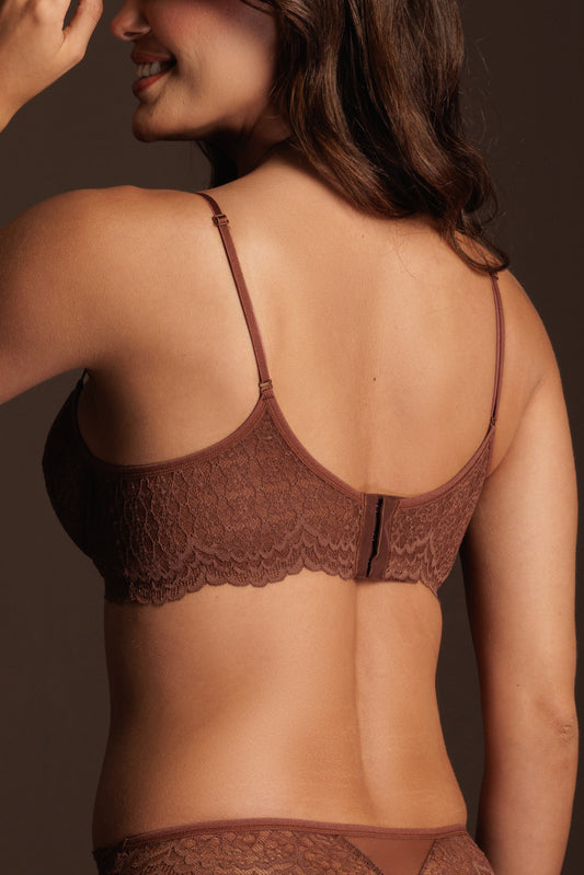 Sutiã Meia-Taça com Bojo e Aro Poésie