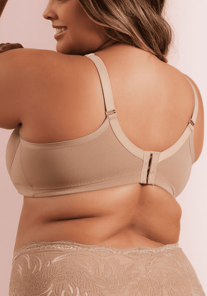 Sutiã Meia-Taça Reforçado Com Detalhe Em Renda Belle Femme