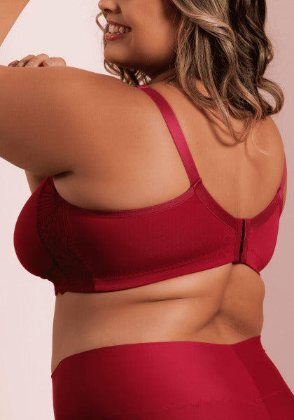 Sutiã De Sustentação Sem Bojo Com Detalhe Em Renda Belle Femme