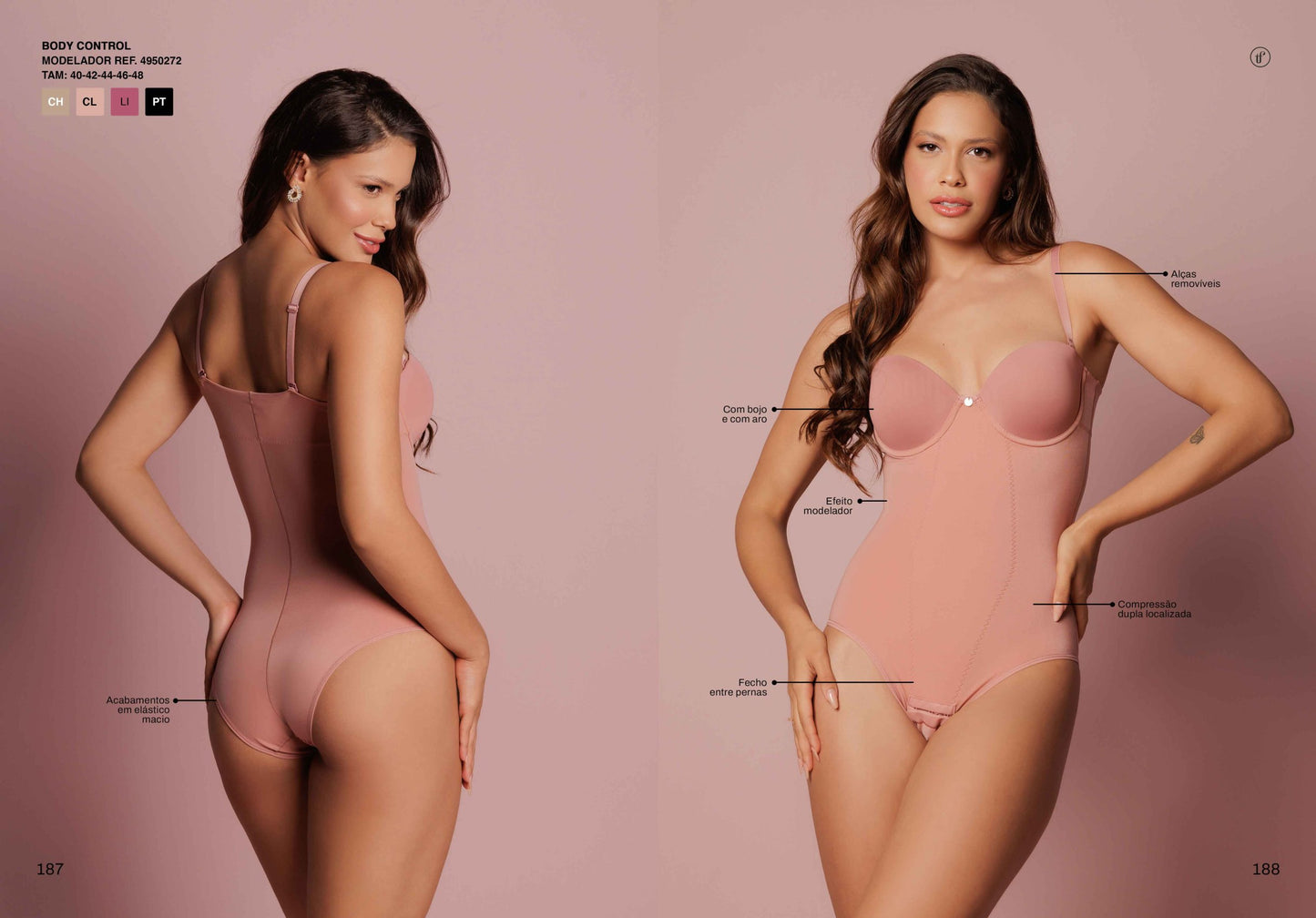 Modelador Alças Removíveis Body Control