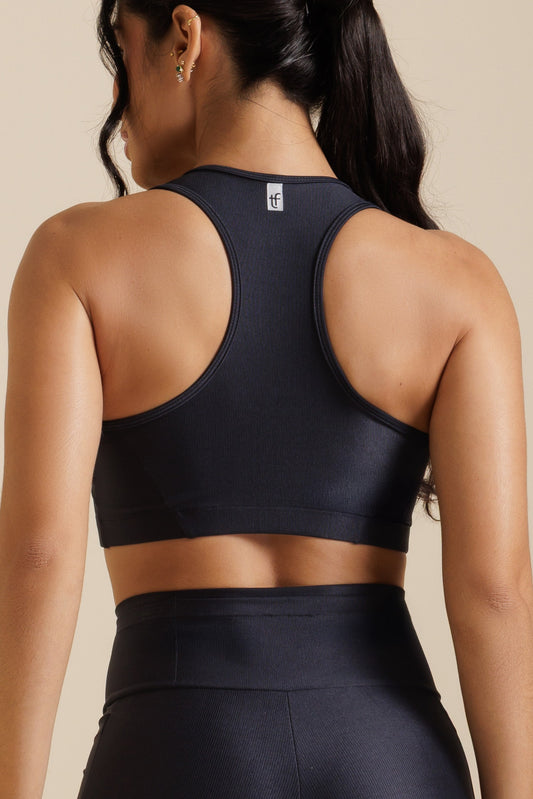 Top Nadador com Zipper Infinity