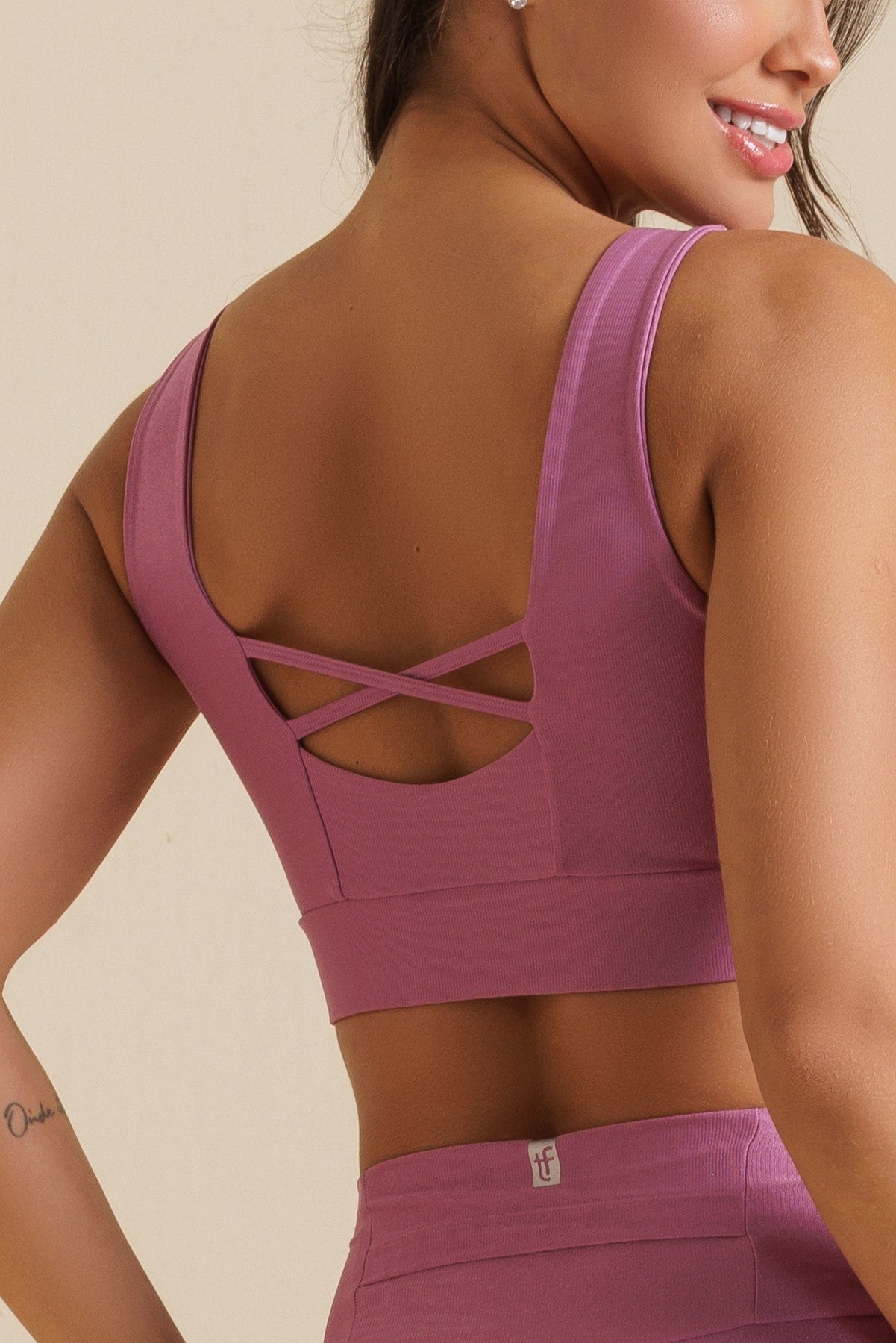 Top Decote Quadrado Infinity