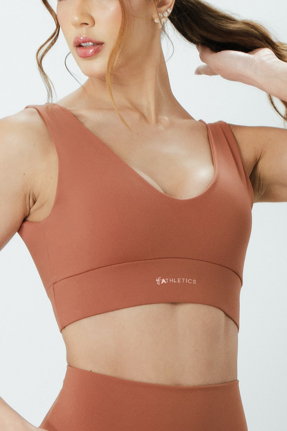 Top com Decote em V Soft Motion