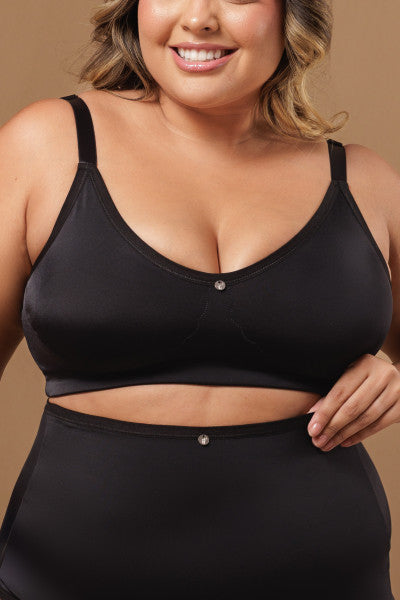 Sutiã Sustentação Sem Bojo e Sem Aro Body Control