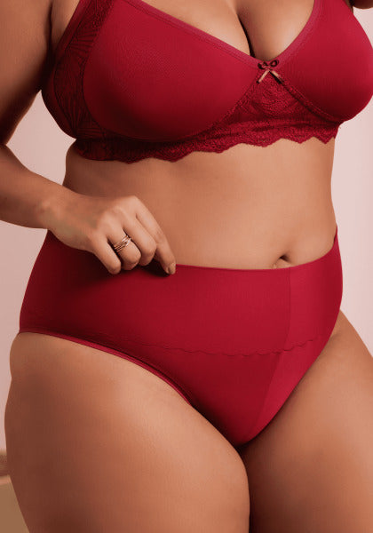 Calcinha Com Cintura Dupla Belle Femme