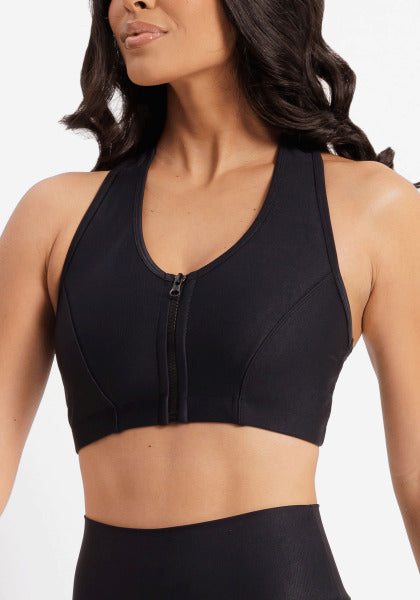 Top Nadador com Zipper Infinity