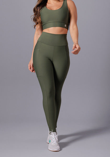 Legging Bolsos Laterais Action