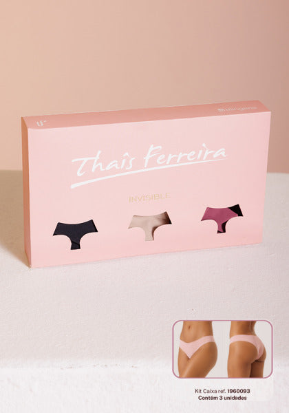 Kit Caixa- 3 Calcinhas Biquíni Light Sensation