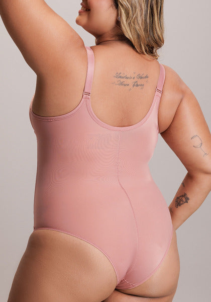 Modelador Com Bojo Sem Aro e Detalhe Em Renda Body Control