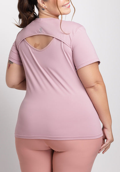Blusa Abertura nas Costas Plus