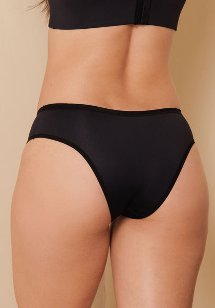 Calcinha Laterais Largas Em Microfibra Linge De Jour