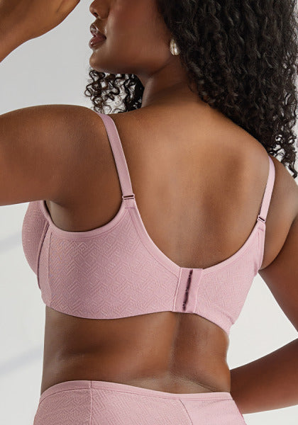 Sutiã Sem Bojo com Aro e Base Transpassada Nuances