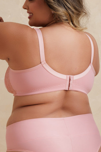 Sutiã De Sustentação Sem Bojo Com Detalhe Em Renda Belle Femme