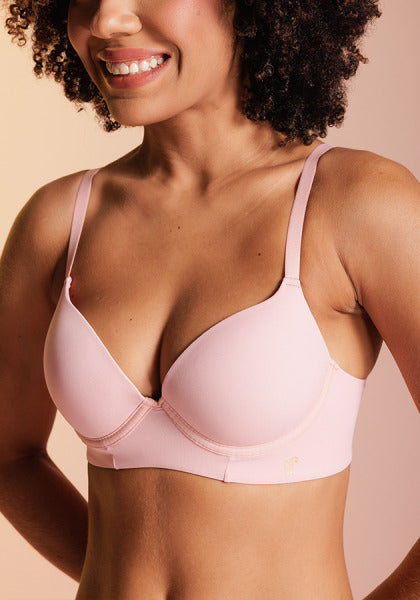 Sutiã Meia-Taça Com Laterais Largas e Duplas Light Sensation