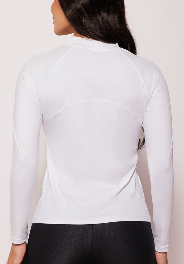 Blusa Manga Longa com Recortes Anatômicos UV