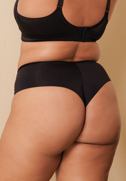 Calcinha Fio Dental Duplo Com Recorte Basic Plus