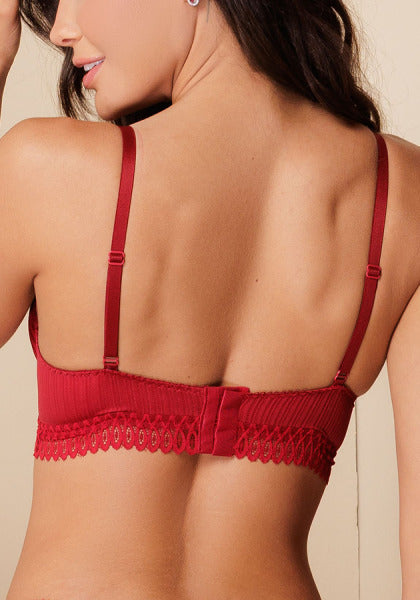 Sutiã Meia Taça Vazado Elos