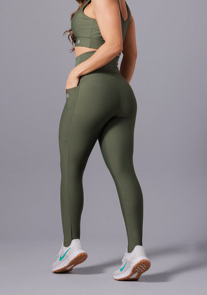 Legging Bolsos Laterais Action