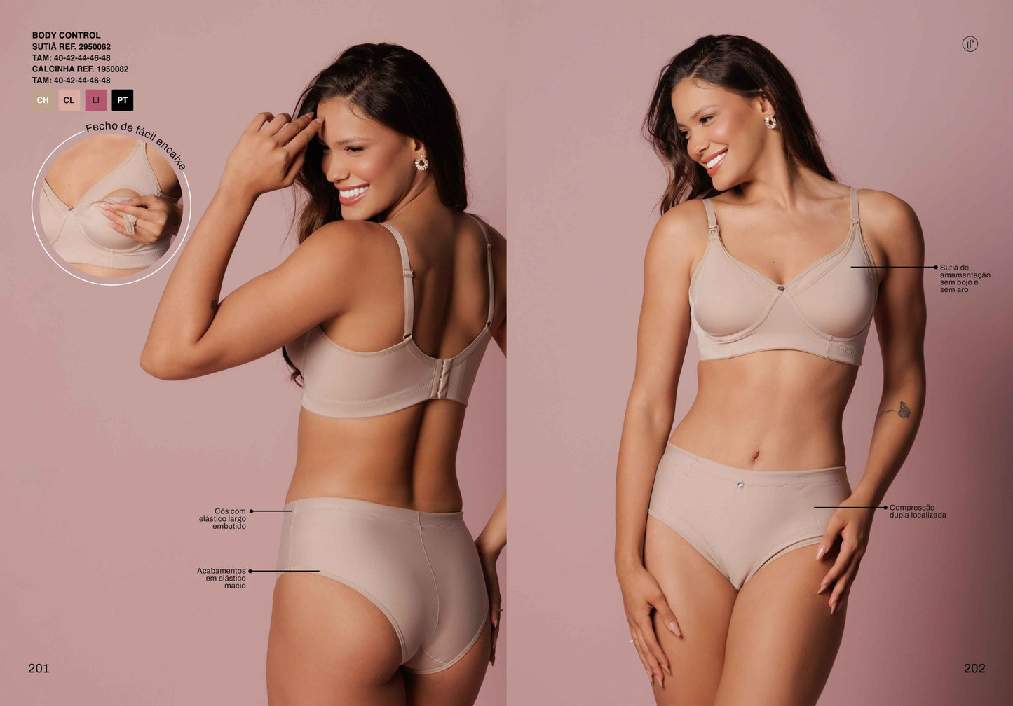 Sutiã De Amamentação Sem Bojo Body Control