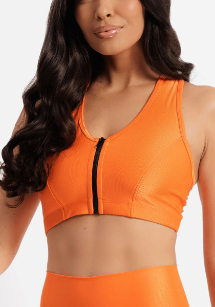 Top Nadador com Zipper Infinity