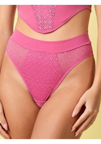 Calcinha Hot Pants Em Laise e Microfibra Fresh