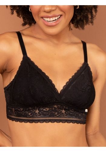 Top Bralette Em Renda Comfy Lace